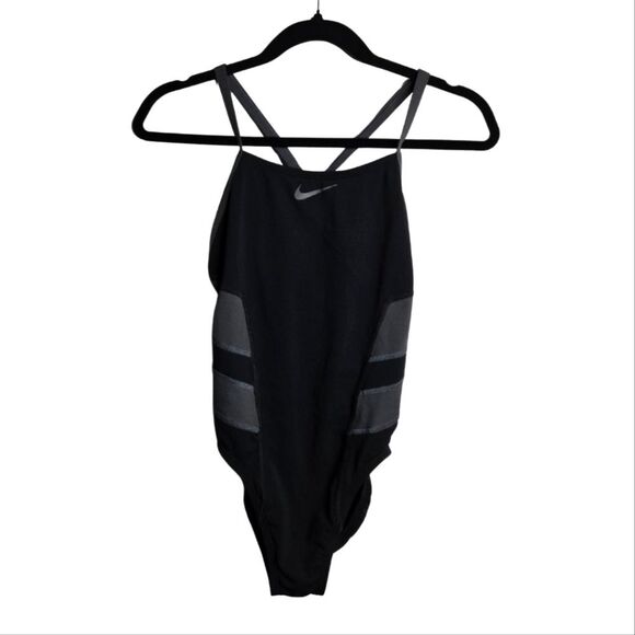 Nike Swim HydraStrong Women's Racerback Onepiece Sporty Swimsuit Size 32 | 6 | M - Picture 2 of 8